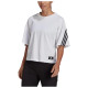 Adidas Γυναικεία κοντομάνικη μπλούζα FI 3-Stripes Adidas Γυναικεία κοντομάνικη μπλούζα FI 3-Stripes